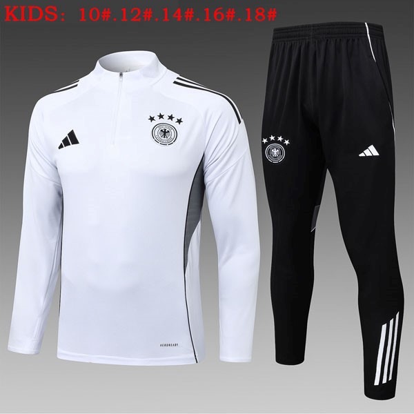 Ninos Sudadera De Training Alemania 2026/2027 Blanco